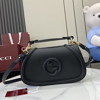 Gucci Blondie small top handle bag In Black-26.5x16.5x8.5cm