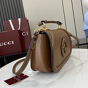 Gucci Blondie small top handle bag In Brown-26.5x16.5x8.5cm - 6