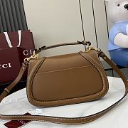 Gucci Blondie small top handle bag In Brown-26.5x16.5x8.5cm - 5