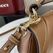 Gucci Blondie small top handle bag In Brown-26.5x16.5x8.5cm - 3