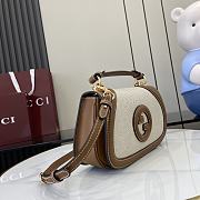 Gucci Blondie small top handle bag beige canvas-26.5x16.5x8.5cm - 6
