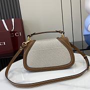 Gucci Blondie small top handle bag beige canvas-26.5x16.5x8.5cm - 3