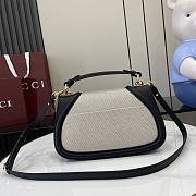 Gucci Blondie small top handle bag Black canvas-26.5x16.5x8.5cm - 4