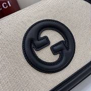 Gucci Blondie small top handle bag Black canvas-26.5x16.5x8.5cm - 3