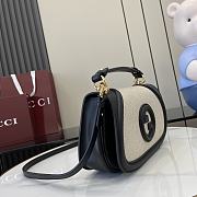Gucci Blondie small top handle bag Black canvas-26.5x16.5x8.5cm - 2