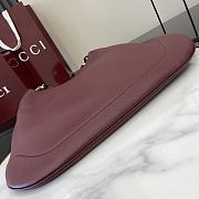 Gucci B medium shoulder bag In Rosso Ancora red-49x46x4cm - 5