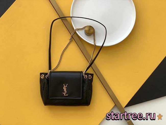 YSL Saint Laurent Nolita Mini Bag Black-18*13*6cm - 1