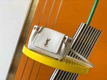 YSL Saint Laurent Nolita Mini Bag White-18*13*6cm