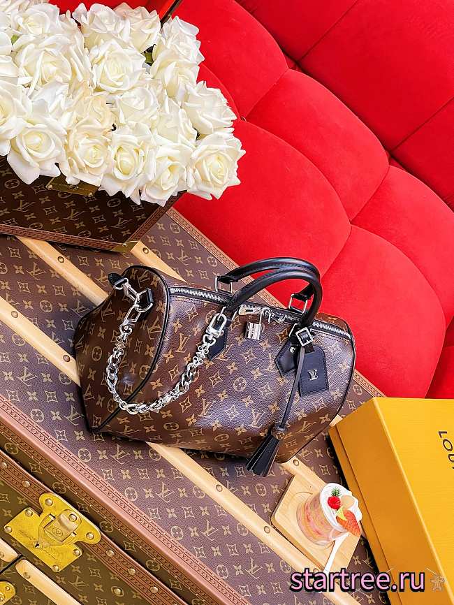 Louis Vuitton LV Speedy Soft 30 Dark M12243-30*21*17CM - 1