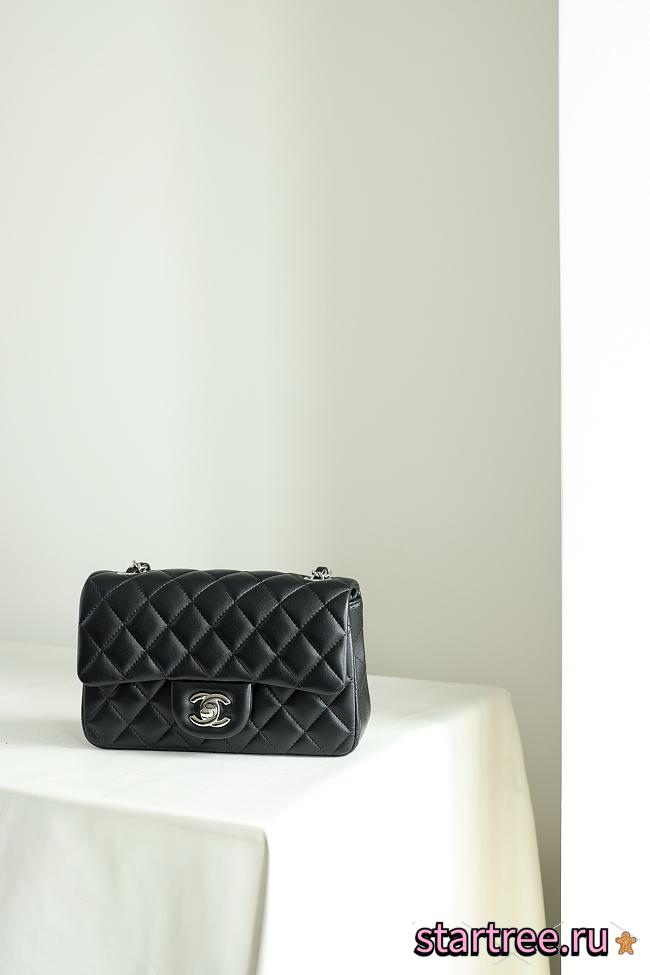 Chanel Lambskin Leather Flap Bag black Inside 20cm - 1