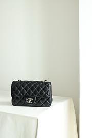 Chanel Lambskin Leather Flap Bag black Inside 20cm - 1