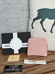Chanel Wallet Caviar Pink-11cm - 3