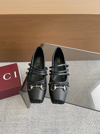 Women's Gucci Horsebit ballet flat Black