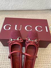 Women's Gucci Horsebit ballet flat Red - 4