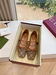 Women's Gucci Horsebit ballet flat Beige - 1