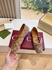 Women's Gucci Horsebit ballet flat Beige - 4