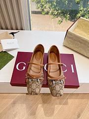 Women's Gucci Horsebit ballet flat Beige - 3
