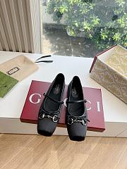 Women's Gucci Horsebit ballet flat Black 01 - 5