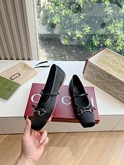 Women's Gucci Horsebit ballet flat Black 01 - 2