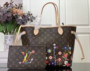 Louis Vuitton x Takashi Murakami Neverfull MM-31*28*14CM - 1