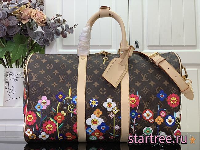 Louis Vuitton x Takashi Murakami Keepall 45-45x27x20cm - 1