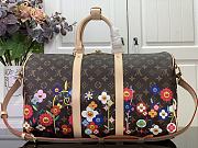 Louis Vuitton x Takashi Murakami Keepall 45-45x27x20cm - 2