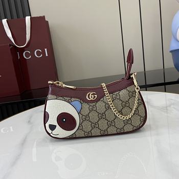 Gucci GG mini bag with panda detail-19x10x3.5cm