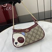 Gucci GG mini bag with panda detail-19x10x3.5cm - 4