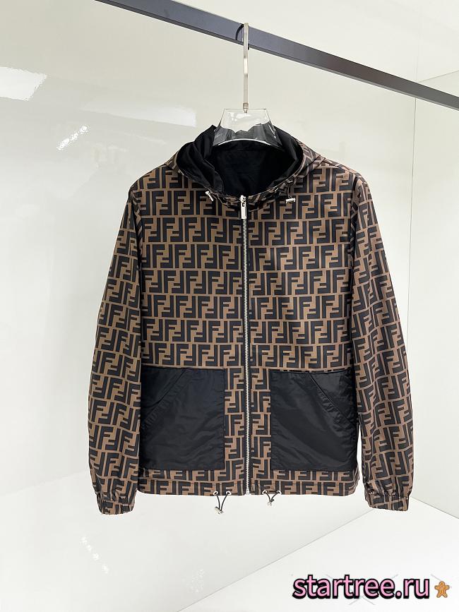 Fendi Brown Nylon Jacket - 1