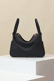 Hermès | Small Lindy 26 bag Black Gold- 26 cm - 5