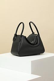 Hermès | Small Lindy 26 bag Black Silver- 26 cm - 5