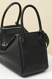 Hermès | Small Lindy 26 bag Black Silver- 26 cm - 2