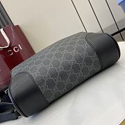 Gucci GG Emblem small crossbody bag Black For Men-23*16.5*8cm - 3