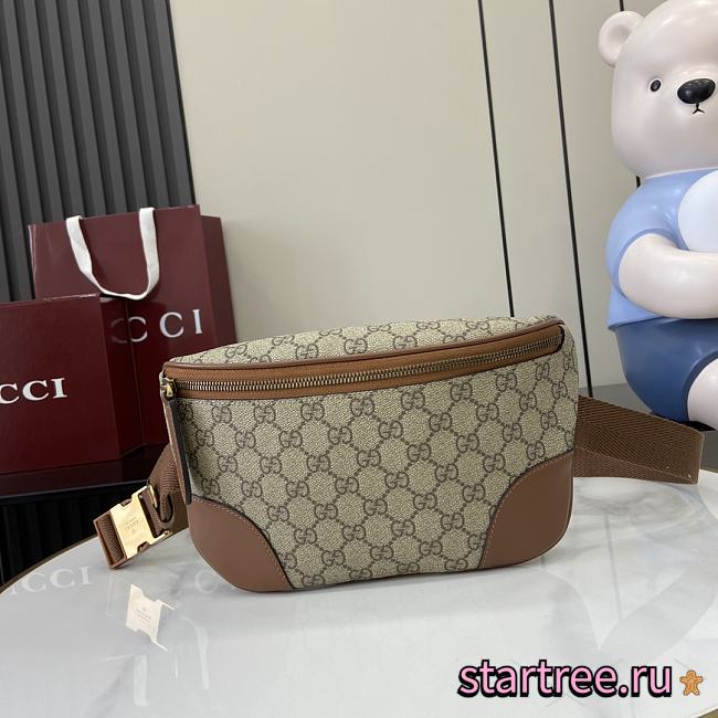 Gucci GG Emblem medium belt bag Brown For Men-28x17x6cm - 1