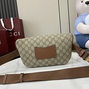Gucci GG Emblem medium belt bag Brown For Men-28x17x6cm - 4
