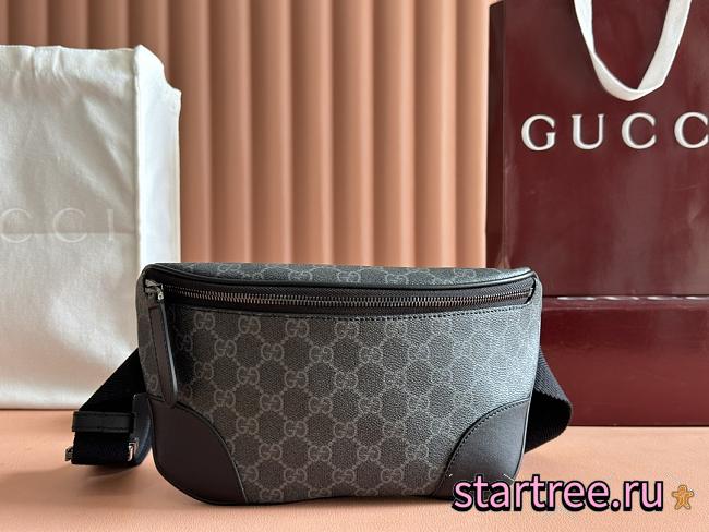 Gucci GG Emblem medium belt bag Black For Men-28x17x6cm - 1