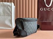 Gucci GG Emblem medium belt bag Black For Men-28x17x6cm - 4