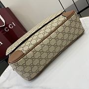 Gucci GG Emblem medium crossbody bag Brownfor Men-29x23x7.5cm - 4