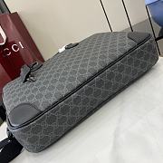 Gucci GG Emblem medium briefcase Black For Men-40x30x6cm - 6