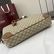Gucci GG Emblem medium briefcase Brown For Men-40x30x6cm - 4