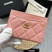 Chanel Card holder Pink 001 - 5