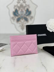 Chanel Card holder Pink 002 - 5