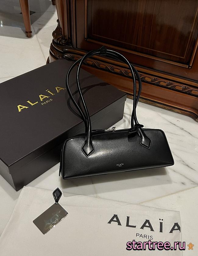 Alaia Medium LE TECKEL SMALL BAG IN GOATSKIN Black- 33cm X 11cm X 10cm - 1