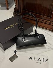 Alaia Medium LE TECKEL SMALL BAG IN GOATSKIN Black- 33cm X 11cm X 10cm - 1