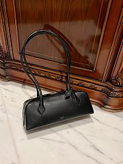 Alaia Medium LE TECKEL SMALL BAG IN GOATSKIN Black- 33cm X 11cm X 10cm - 3