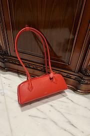 Alaia Medium LE TECKEL SMALL BAG IN GOATSKIN Red- 33cm X 11cm X 10cm - 5