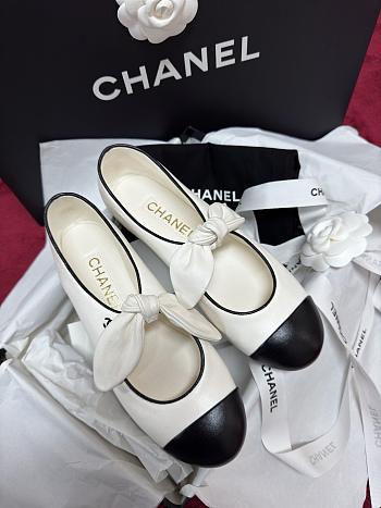 Chanel Mary Janes White Black
