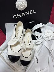 Chanel Mary Janes White Black - 3