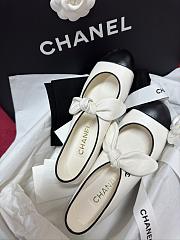 Chanel Mary Janes White Black - 2