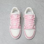 Louis Vuitton Sneakers Pink 019 - 4